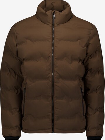 No Excess Between-Season Jacket in Brown: front