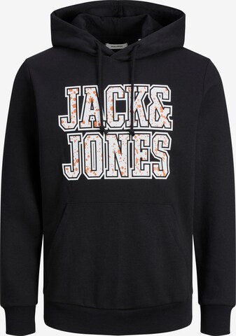 JACK & JONES Sweatshirt 'Neon' in Zwart: voorkant