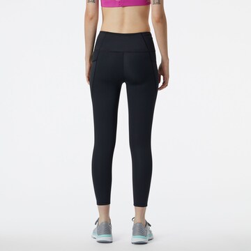 new balance Skinny Sporthose in Schwarz