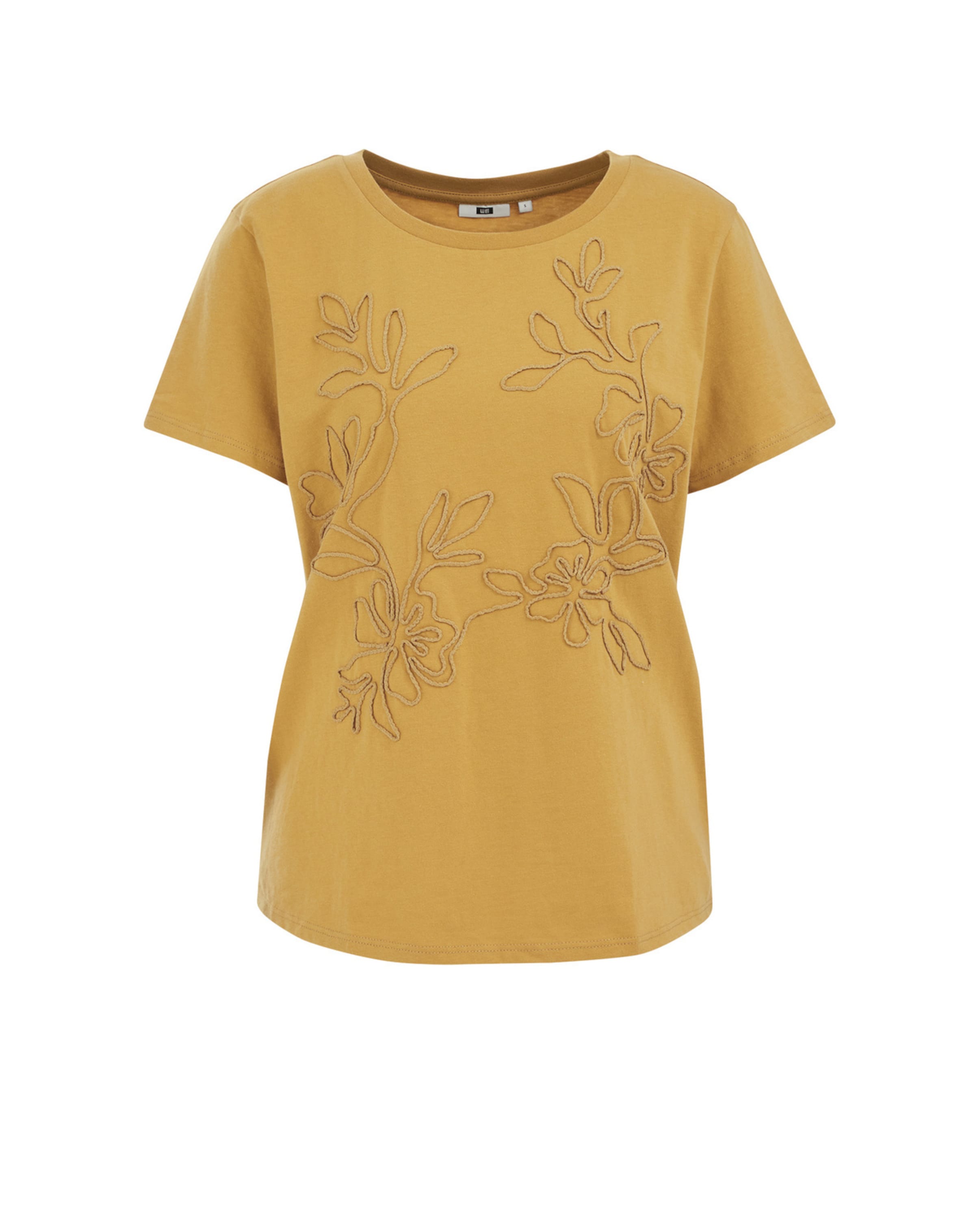 WE Fashion Shirt in Geel: voorkant