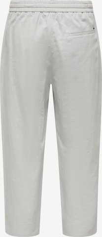 Only & Sons Loose fit Pants 'Laus' in Beige