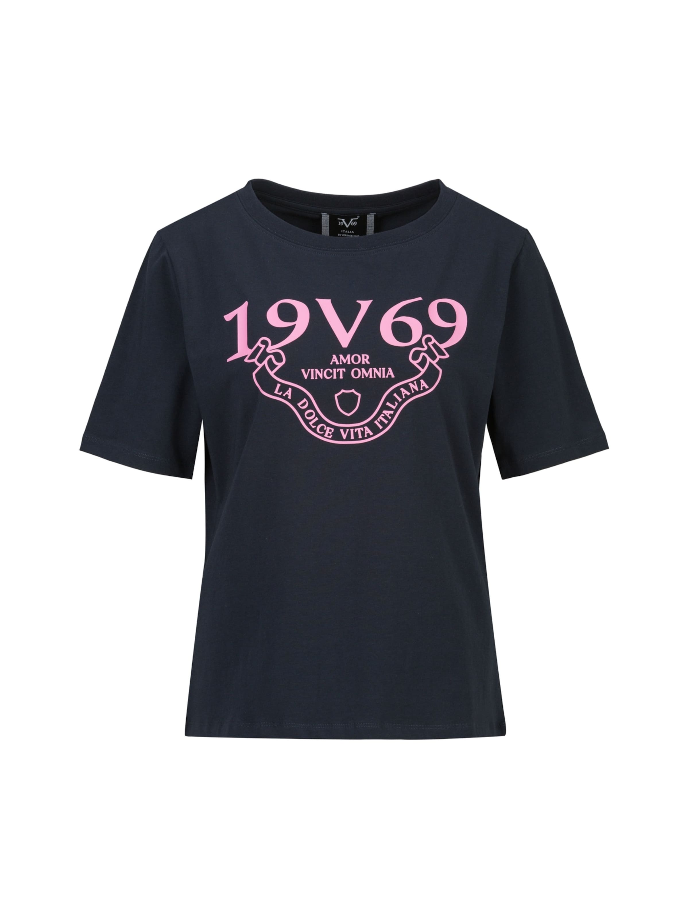 19V69 ITALIA Shirt 'Bellara' in Blue: front