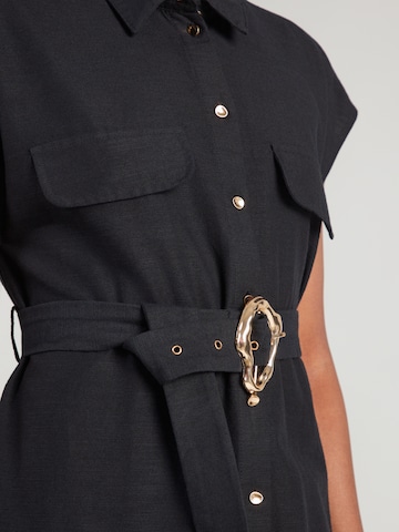 Rochie tip bluză 'VIMOTORA' de la VILA pe negru