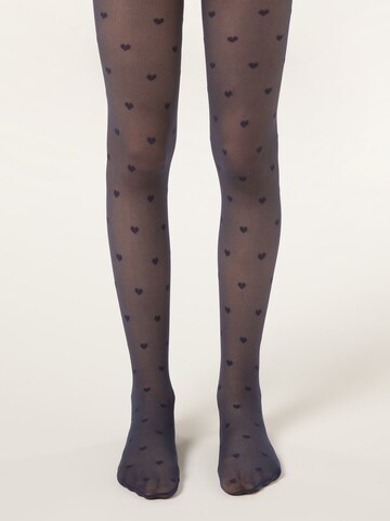 CALZEDONIA Tights in Blue