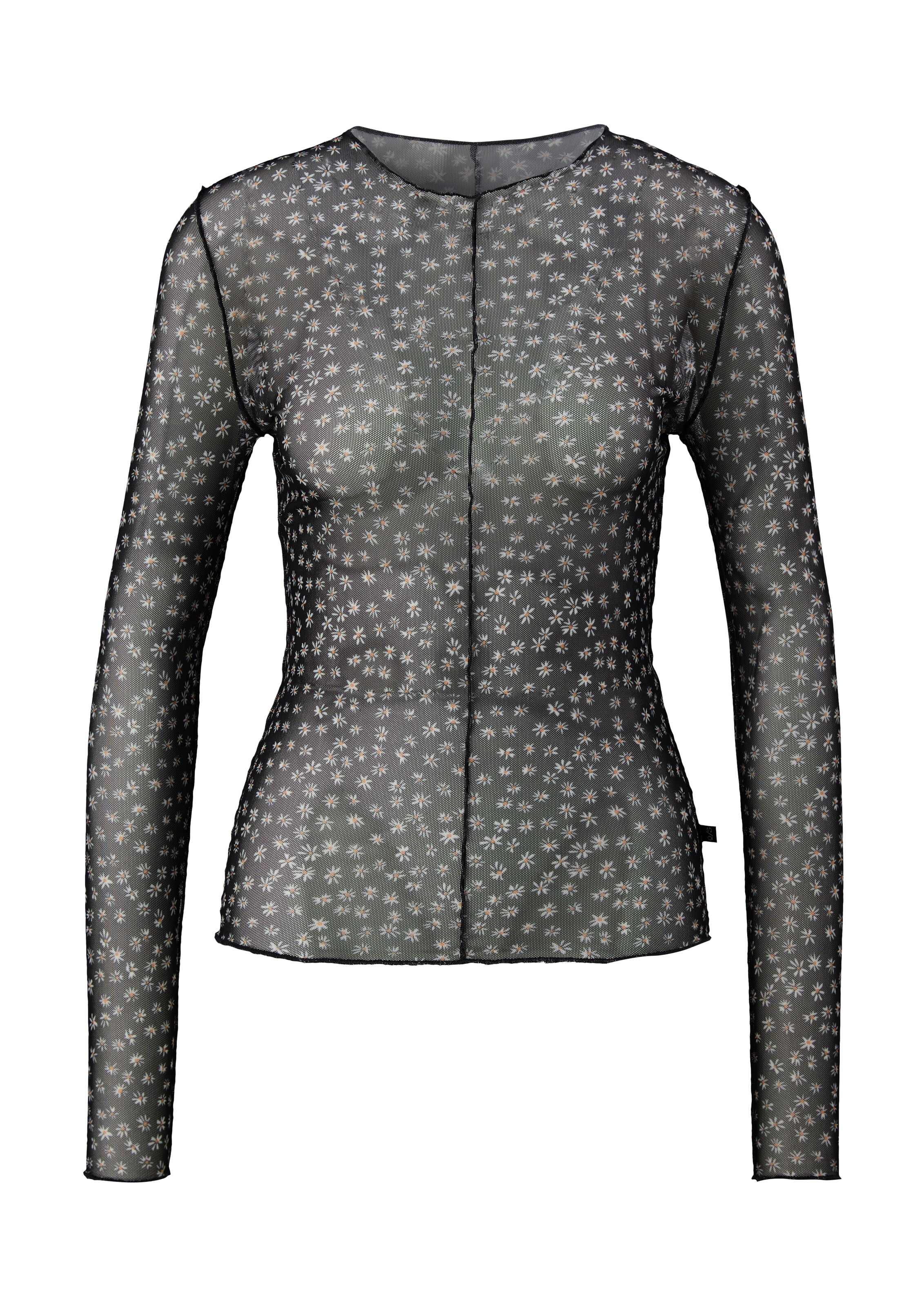 QS Shirt in Zwart: voorkant