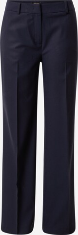 Regular Pantalon à plis MORE & MORE en noir : devant