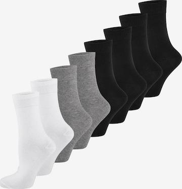 Nur Die - Meias ' Classic Komfortbund ' em cinzento: frente