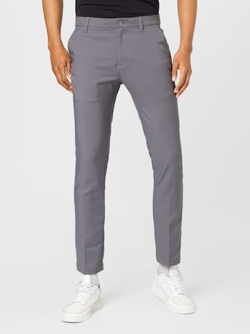 adidas Golf Workout Pants in Grey: front