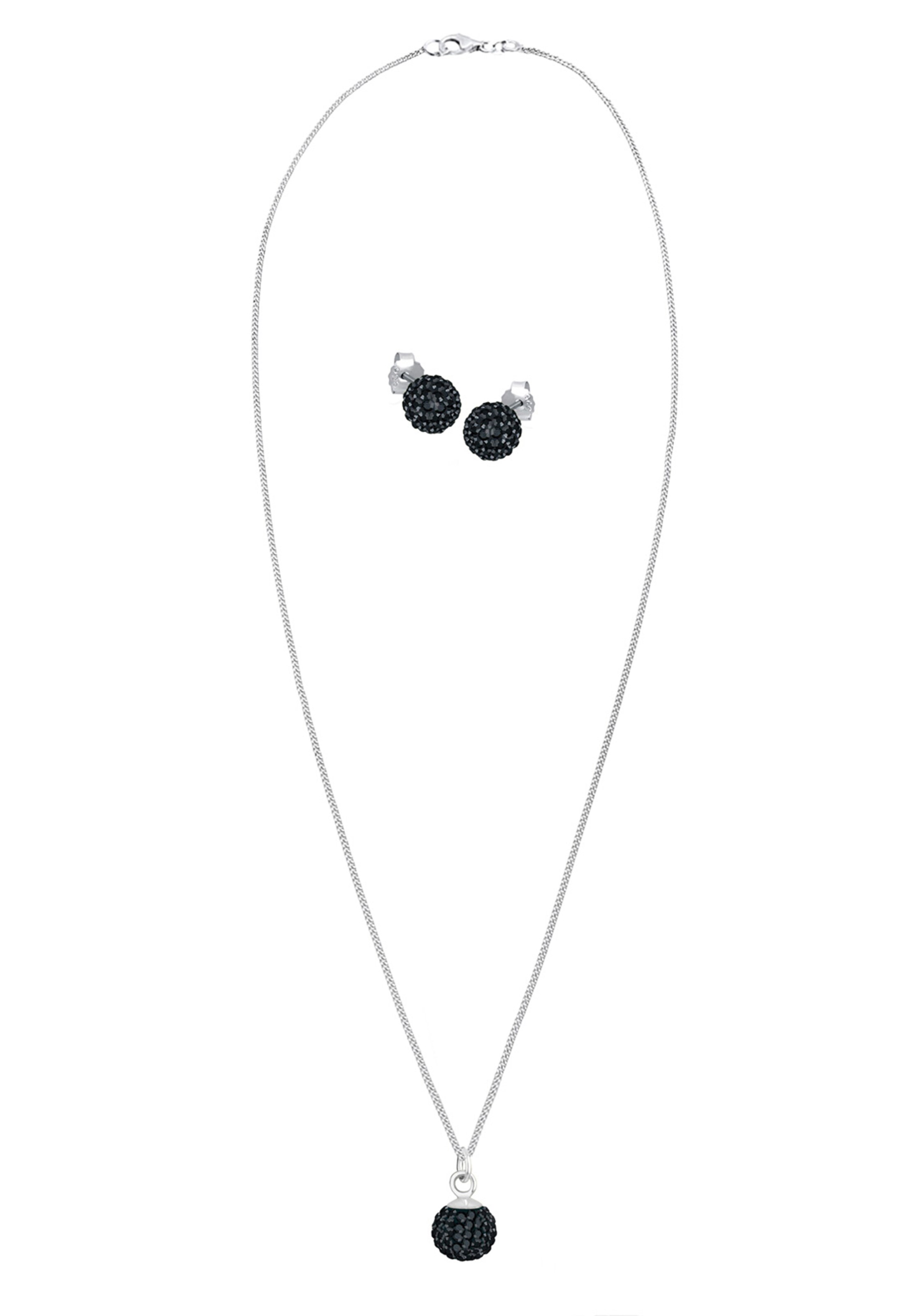 Parure de bijoux ELLI en noir : devant