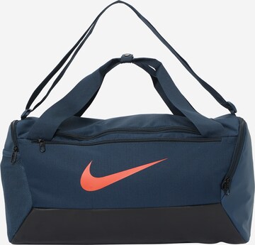 Geantă sport 'Brasilia 9.5' de la NIKE pe albastru: față