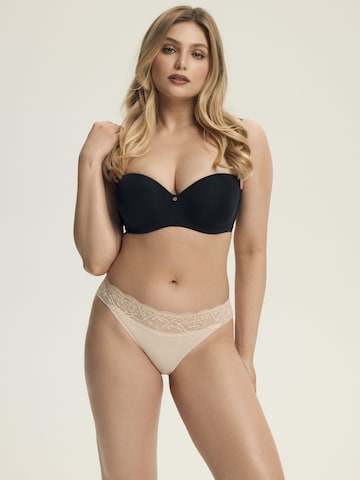 ESOTIQ - Panti 'Taillenslip Patri im 2er Pack, leichter Shaping Effekt, hohe Leibhöhe L' en beige