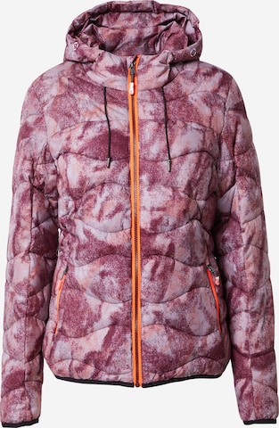 KILLTEC Outdoorjacke in Lila: predná strana