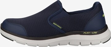 Slip on SKECHERS en bleu : devant