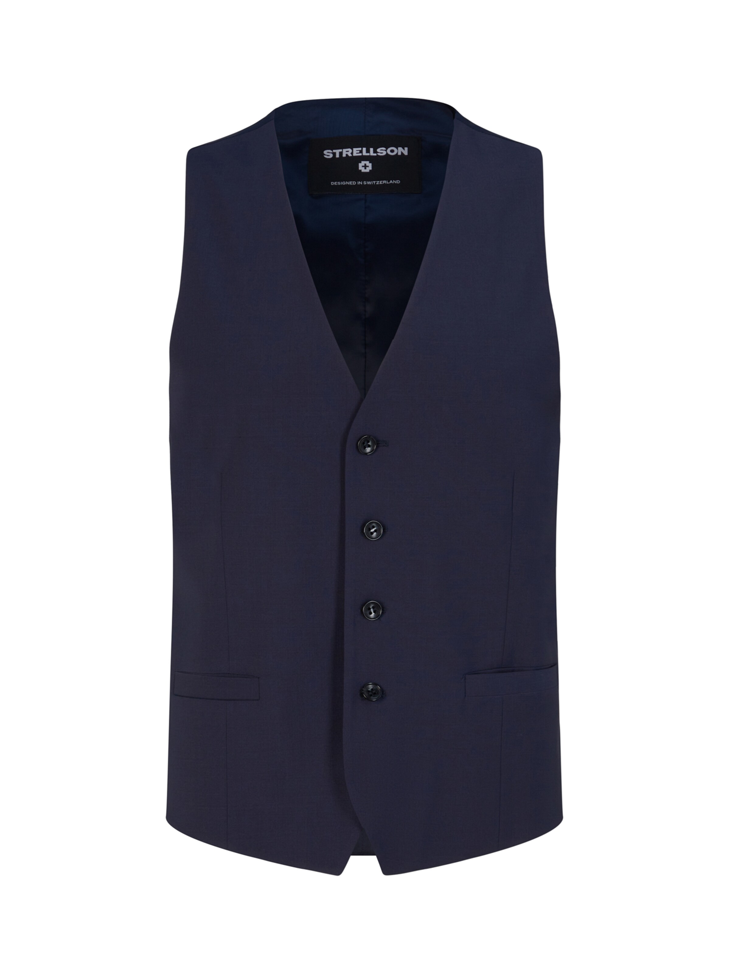 STRELLSON Gilet 'Ves' in Blauw: voorkant
