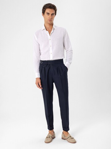 Antioch Loosefit Bundfaltenhose in Blau