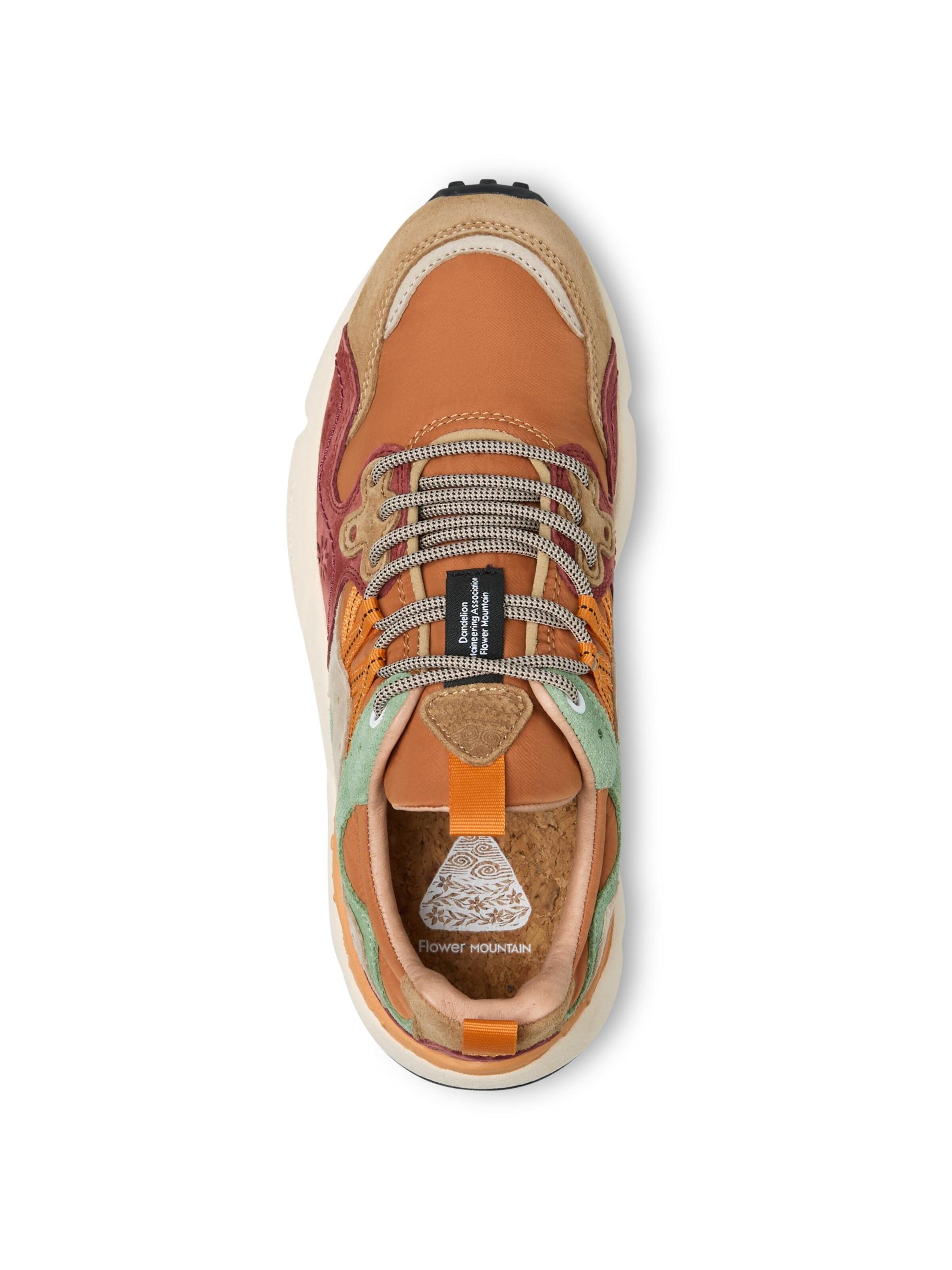 Flower Mountain Sneakers laag 'YAMANO 3 UNI' in Oranje: voorkant