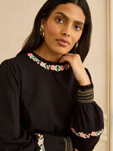 T-shirt love & roses en noir