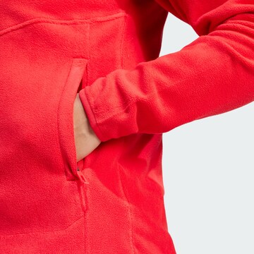 ADIDAS TERREX Functionele fleece jas in Rood