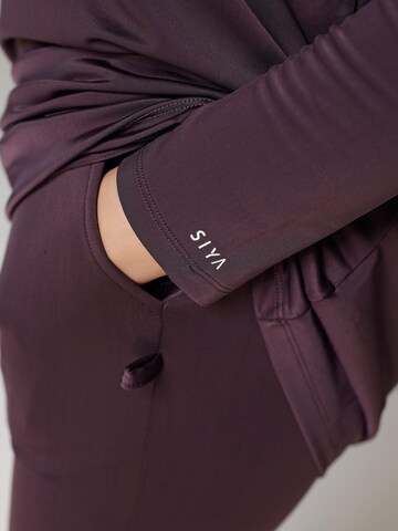 SIYA Swimwear High neck Swimsuit 'South - Covered' in Purple