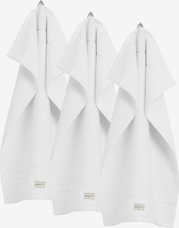 GANT Handdoek in Wit: voorkant