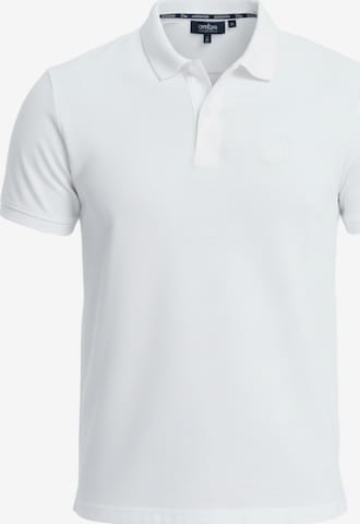 Ombre Shirt in Weiß: Vorderseite