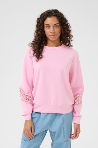 Sweat-shirt 'Hara Chabrina' CULTURE en rose : devant