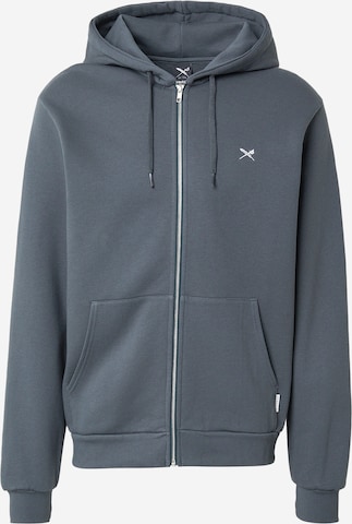 Veste de survêtement 'Mini Flag 2' Iriedaily en vert : devant