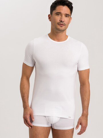 Hanro - Camisa 'Cotton Essentials' em branco: frente