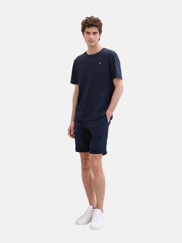 TOM TAILOR Slimfit Shorts in Blau