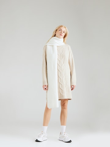 Robes en maille 'MICA' ONLY en beige