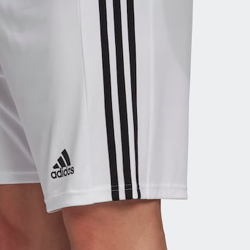 Regular Pantalon de sport 'Squadra 21' ADIDAS SPORTSWEAR en blanc