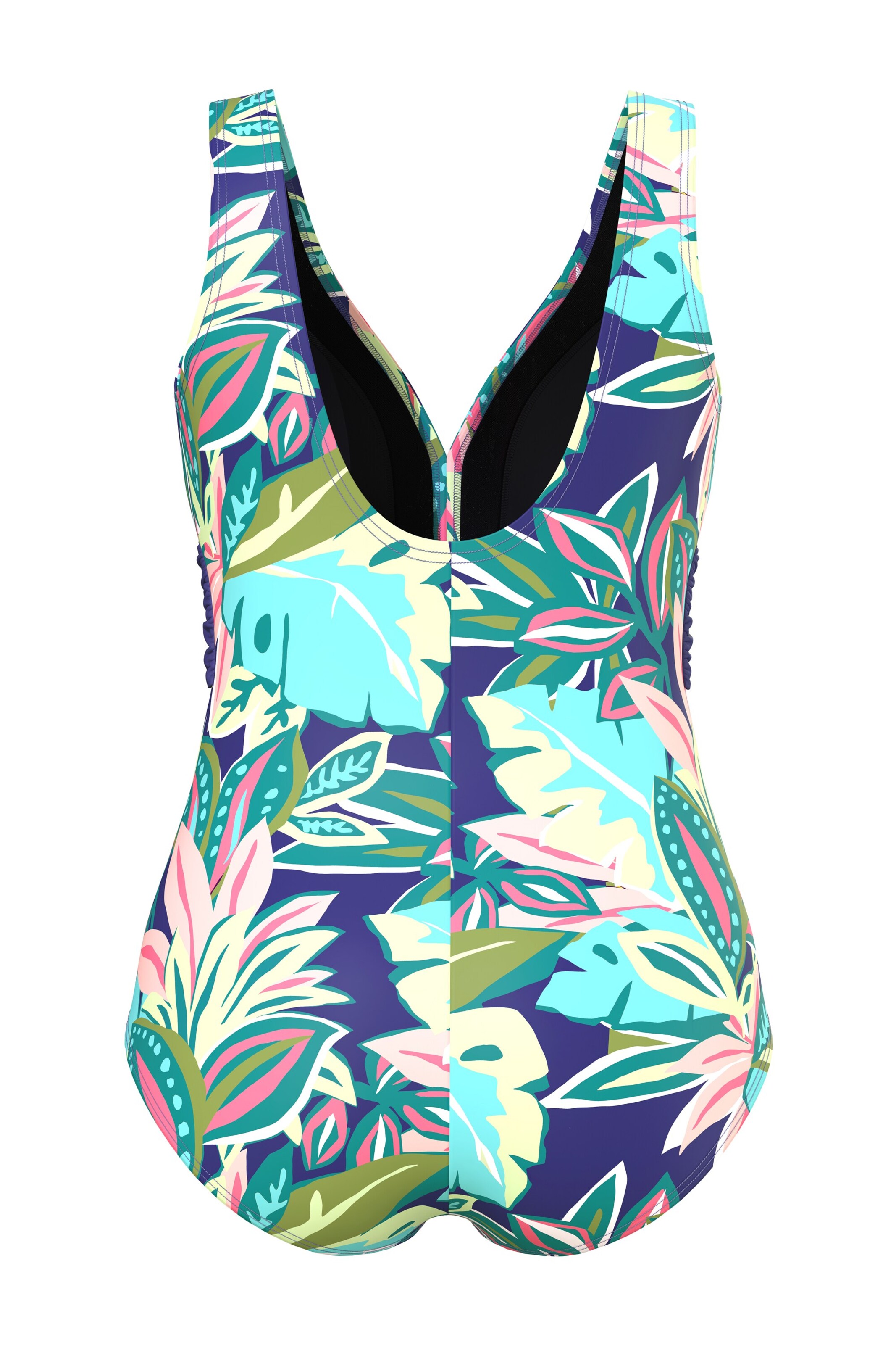Ulla Popken Balconette Swimsuit in Mixed colours