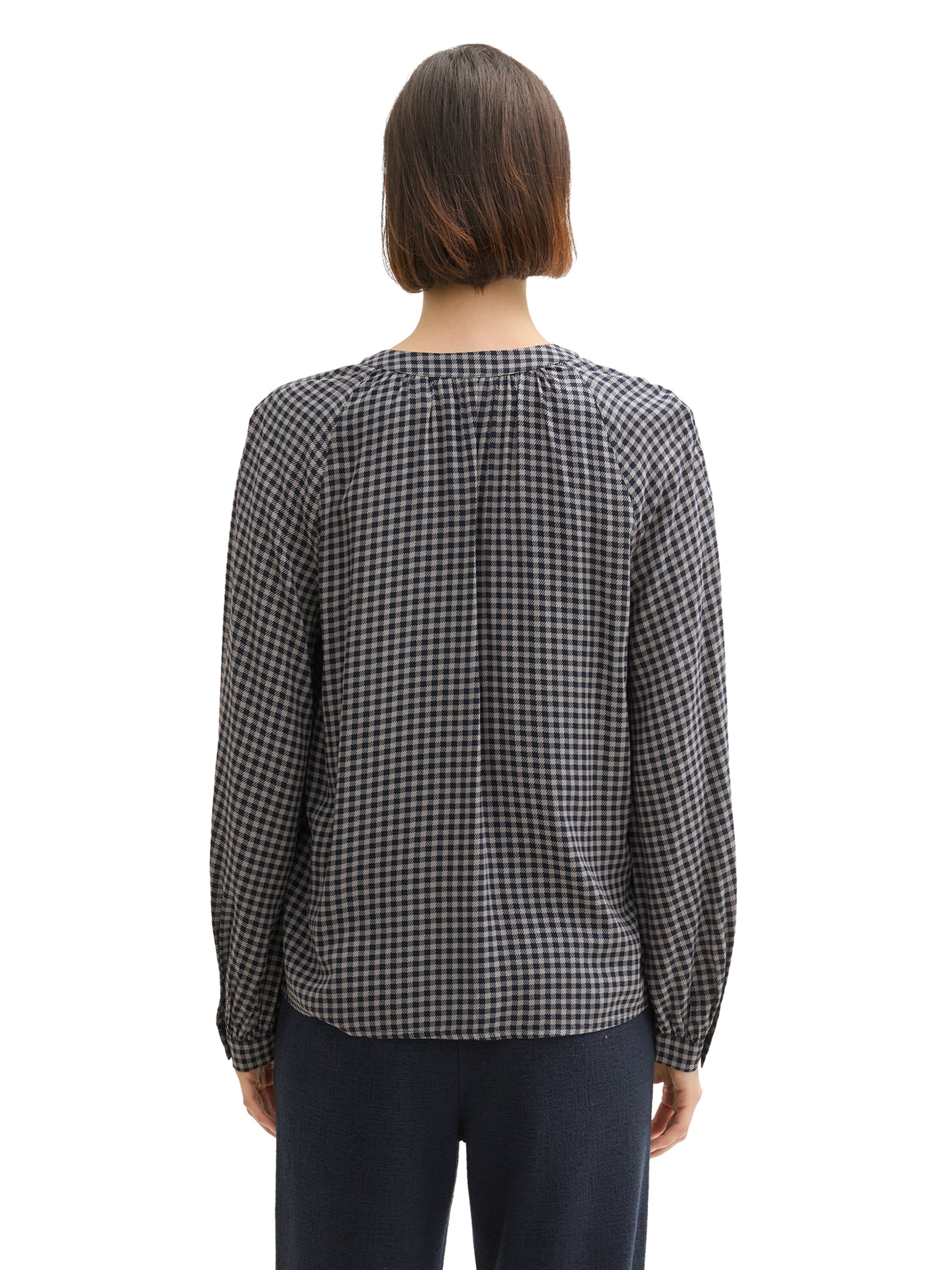 TOM TAILOR Bluse in Blau