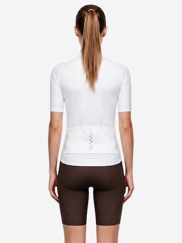 WULIBIKE Sweatsuit 'Wulibike Radsport-Set 'Endurance V' in Weiß/Braun' in White