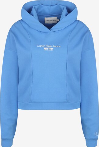 Calvin Klein Jeans Bluzka sportowa w kolorze niebieski: przód