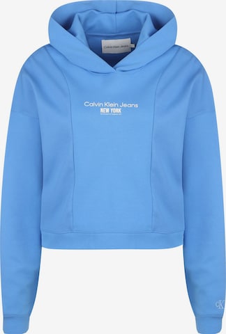 Calvin Klein Jeans Collegepaita värissä sininen: edessä