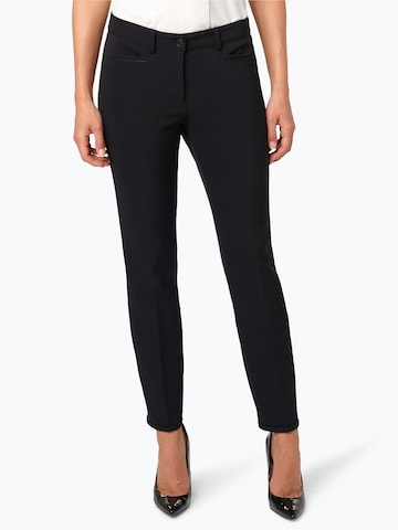 Coupe slim Pantalon 'Renira' Cambio en noir : devant