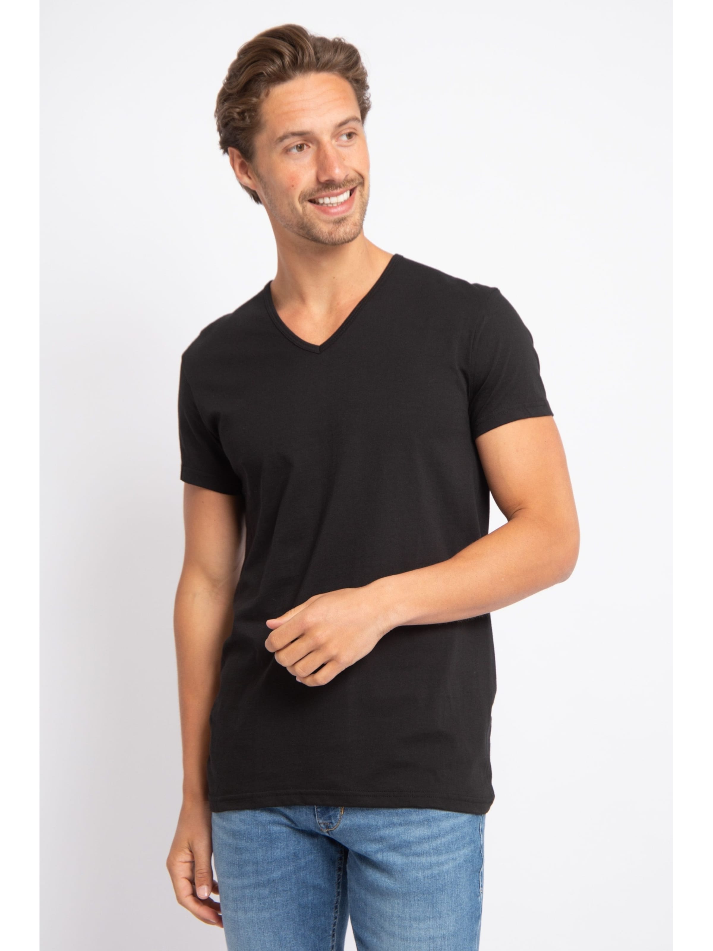 alan red Shirt 'Dean' in Black