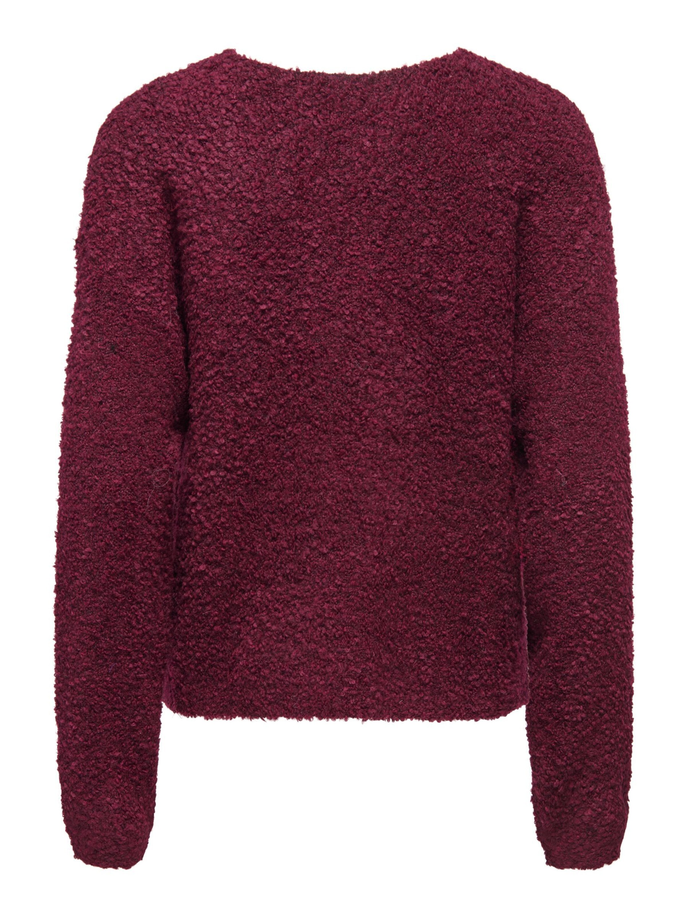 JDY Sweater 'JDYBitten' in Red