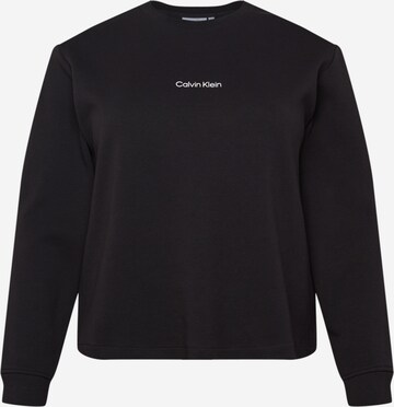 Calvin Klein Curve Sweatshirt in Black: front