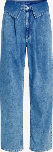 KARL LAGERFELD JEANS Jeans med lægfolder i blue denim, Produktvisning