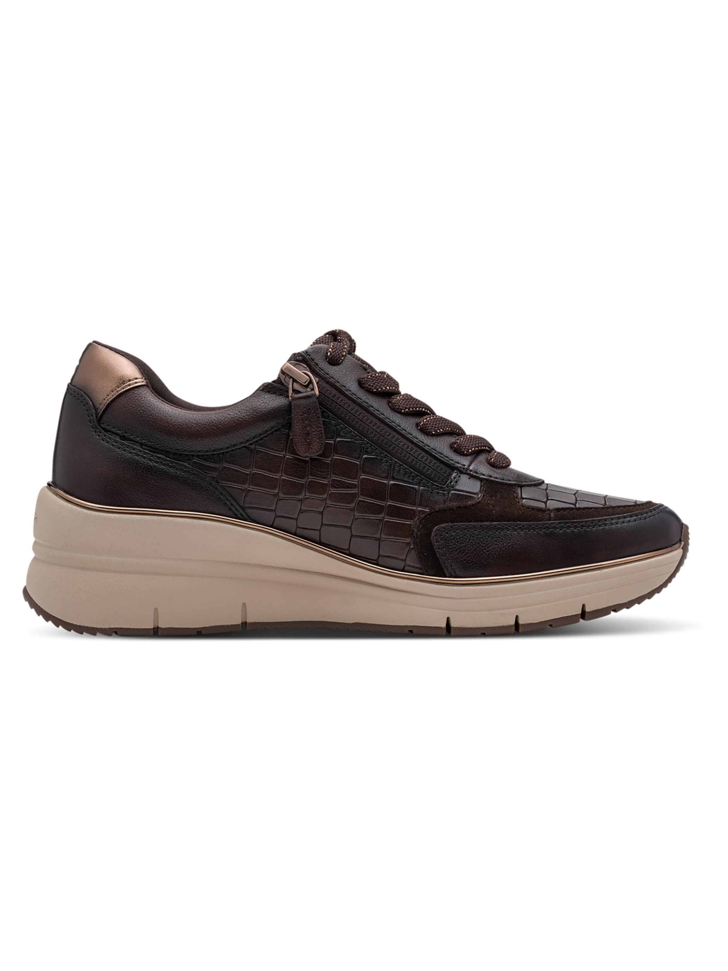 Sneaker bassa di Tamaris in marrone