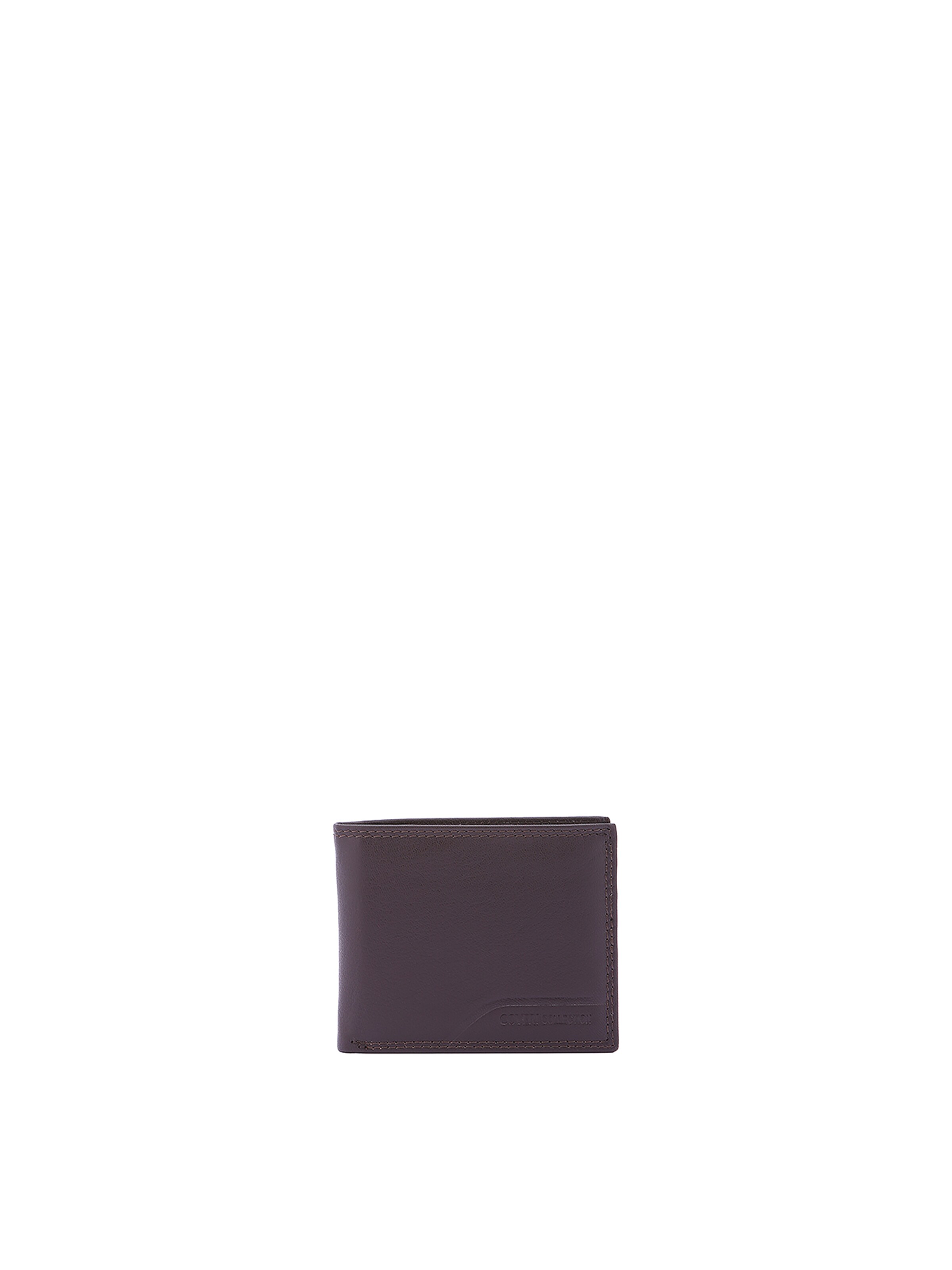 Portamonete di Coveri Collection in marrone: frontale