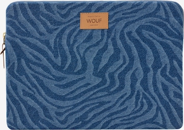 Wouf Laptoptas in Blauw: voorkant