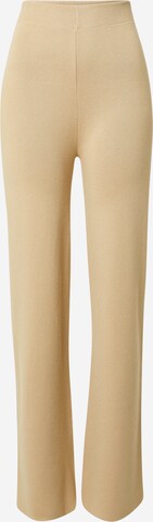 NA-KD Regular Broek in Beige: voorkant