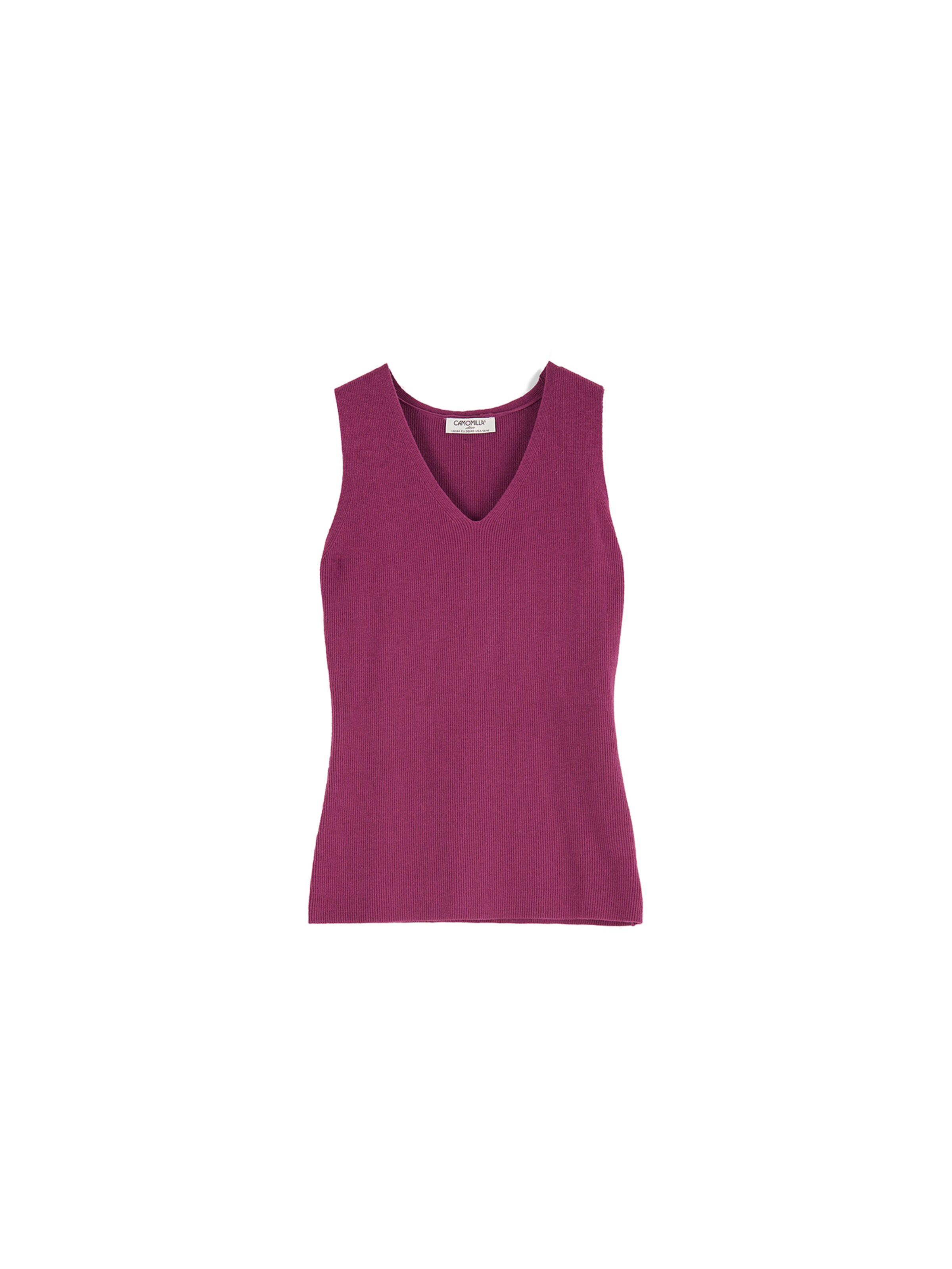 Camomilla Italia Top in Lila: voorkant