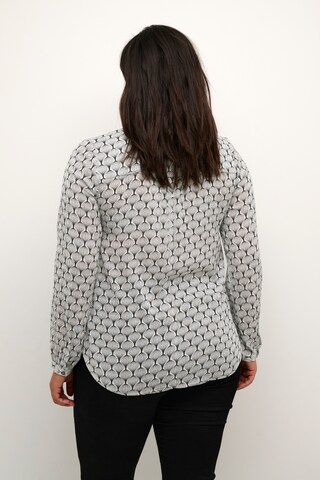 KAFFE CURVE Blouse in White