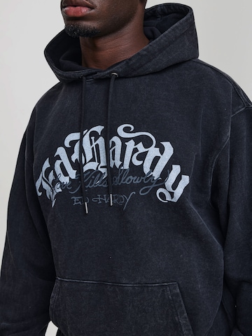 Ed Hardy Sweatshirt 'Gothic Dragon' in Schwarz