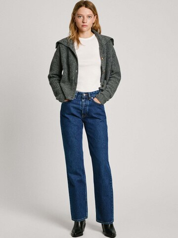 Pepe Jeans Strickjacke 'IRMA' in Grau