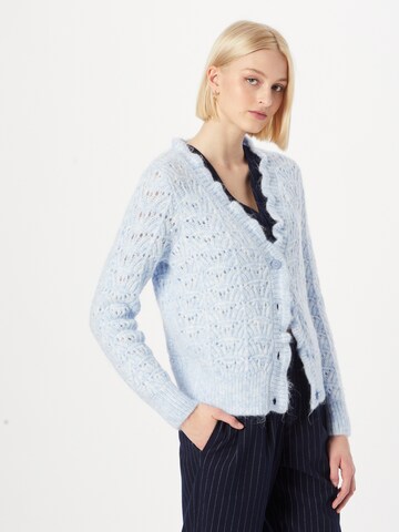 NAF NAF Knit Cardigan 'Daphne' in Blue: front